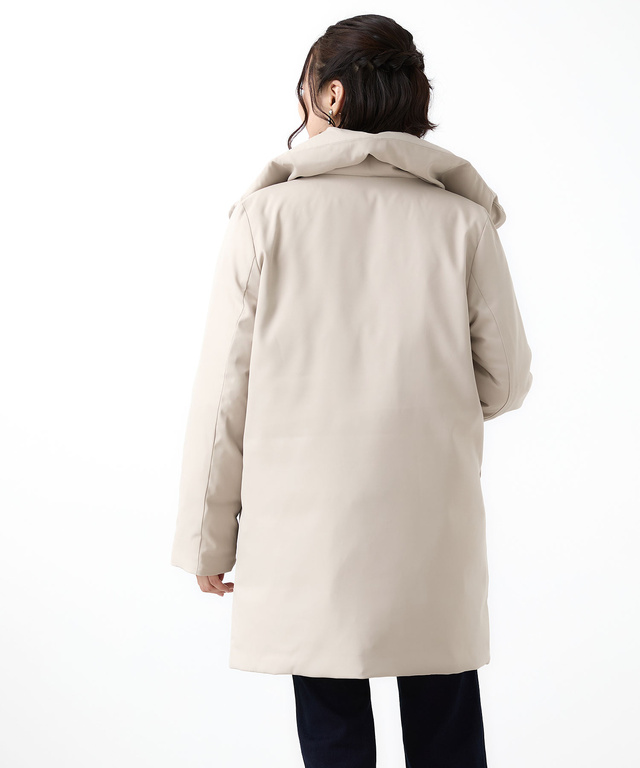 ツイル ロングダウンコート【撥水加工】