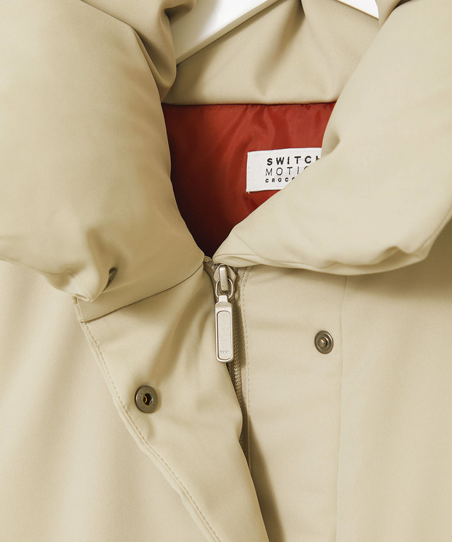 ツイル ロングダウンコート【撥水加工】