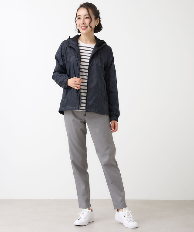 ロゴプリント ドッキング ブルゾン【手洗いOK】【撥水加工】