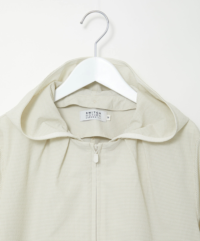 サッカー ギンガム フーデッドジャケット【手洗いOK】