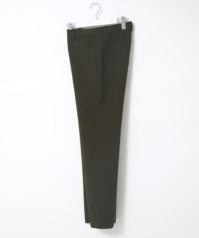 二重織 裏起毛 パンツ