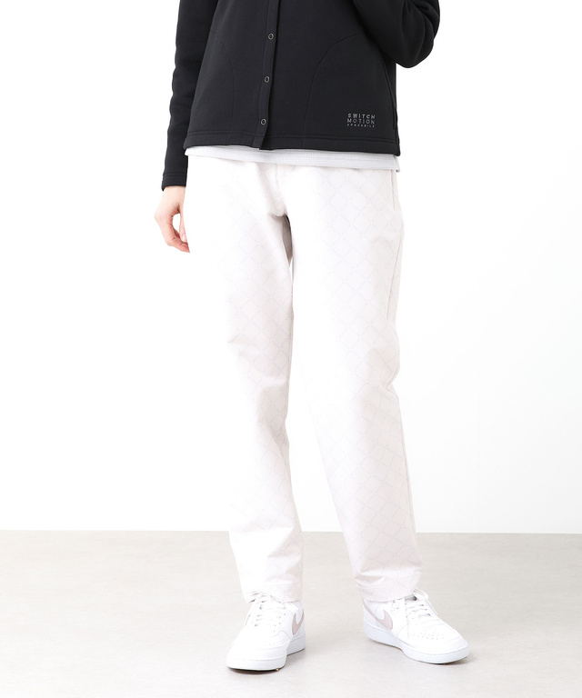 モノグラム プリント パンツ