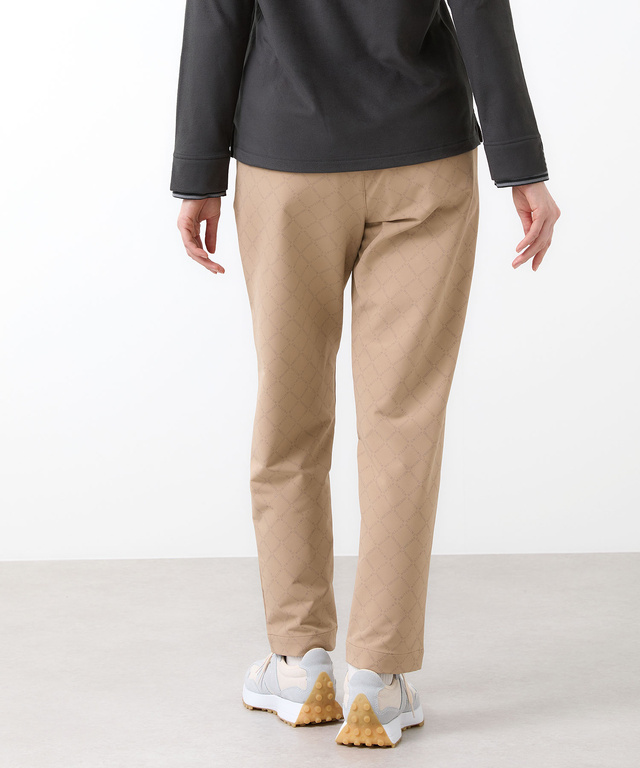 モノグラム プリント パンツ