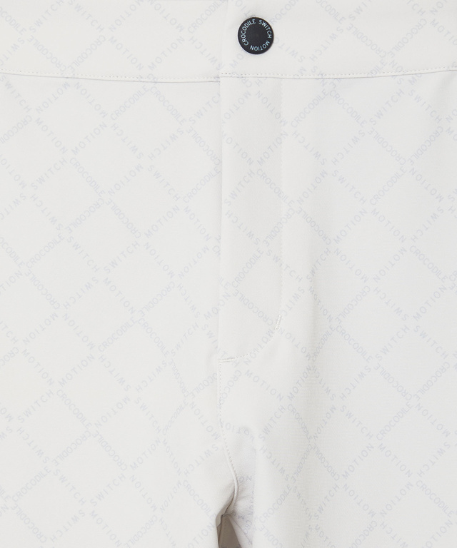 モノグラム プリント パンツ