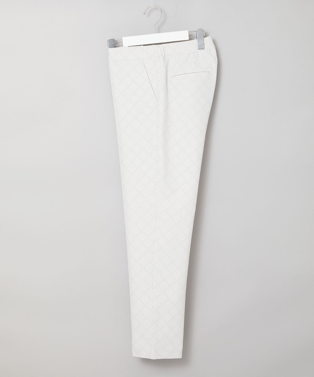 モノグラム プリント パンツ