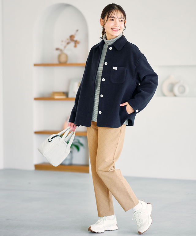 モノグラム プリント パンツ