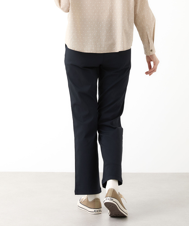 レーヨンブレンド テーパード パンツ