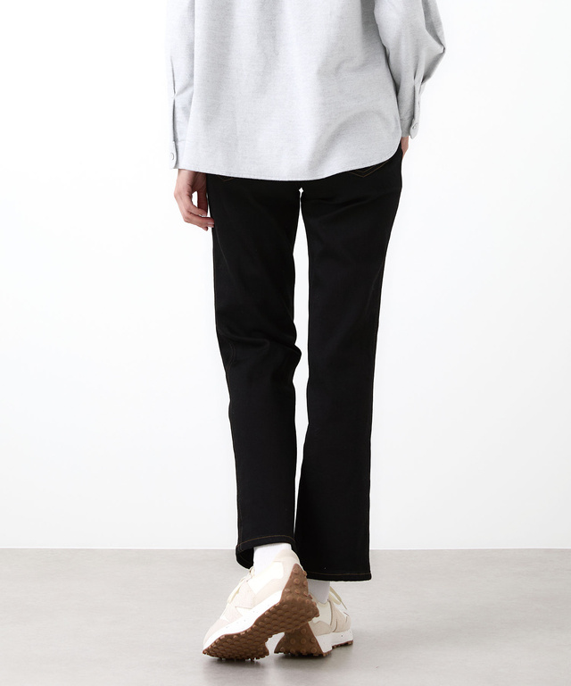 裏起毛 ストレート デニム