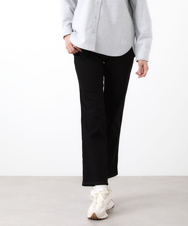 裏起毛 ストレート デニム