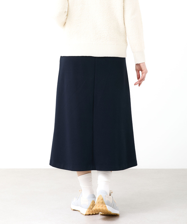 ジャージー セミフレア スカート
