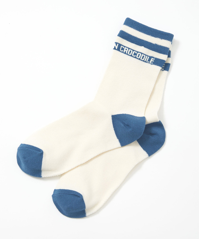 ロゴ ライン メッシュソックス