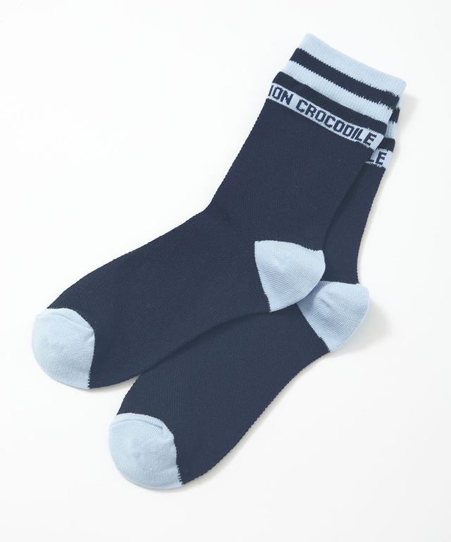 ロゴ ライン メッシュソックス