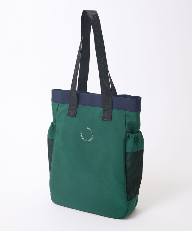 バイカラー スクエアバッグ