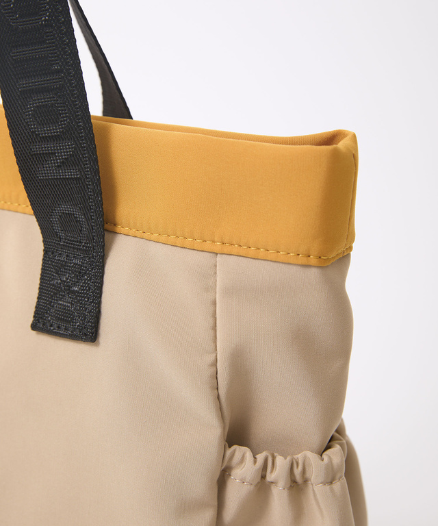 バイカラー スクエアバッグ