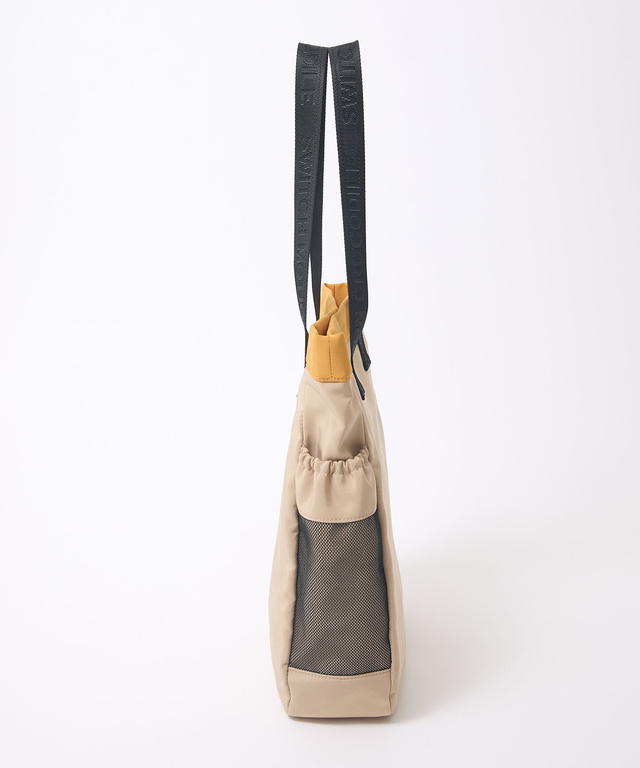 バイカラー スクエアバッグ