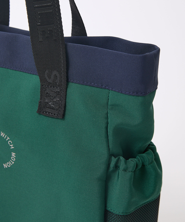 バイカラー スクエアバッグ