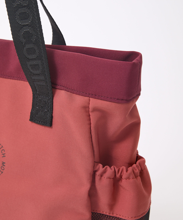 バイカラー スクエアバッグ