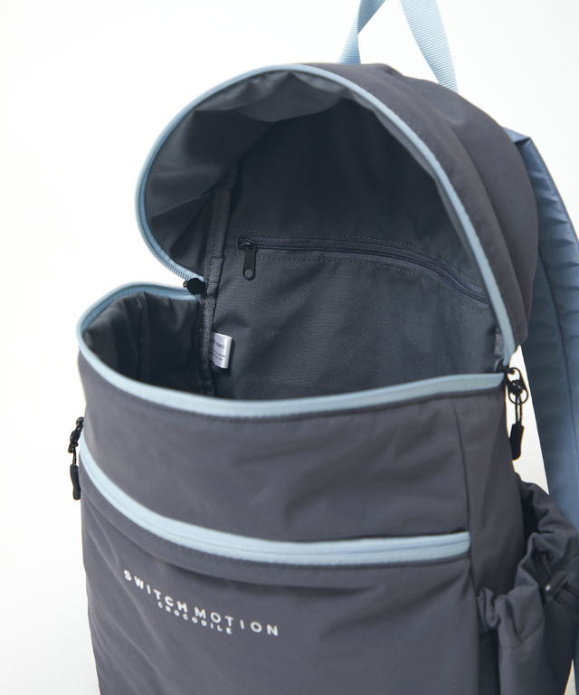 フロントポケット バイカラー リュック