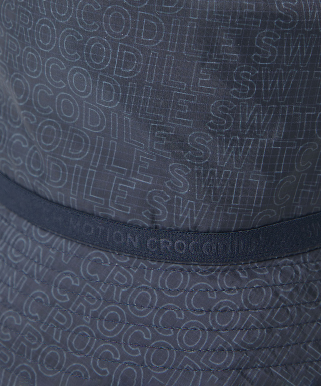 ロゴプリント バケット ハット【手洗いOK】