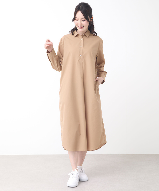 プルオーバー ワンピース【シワになりにくい】