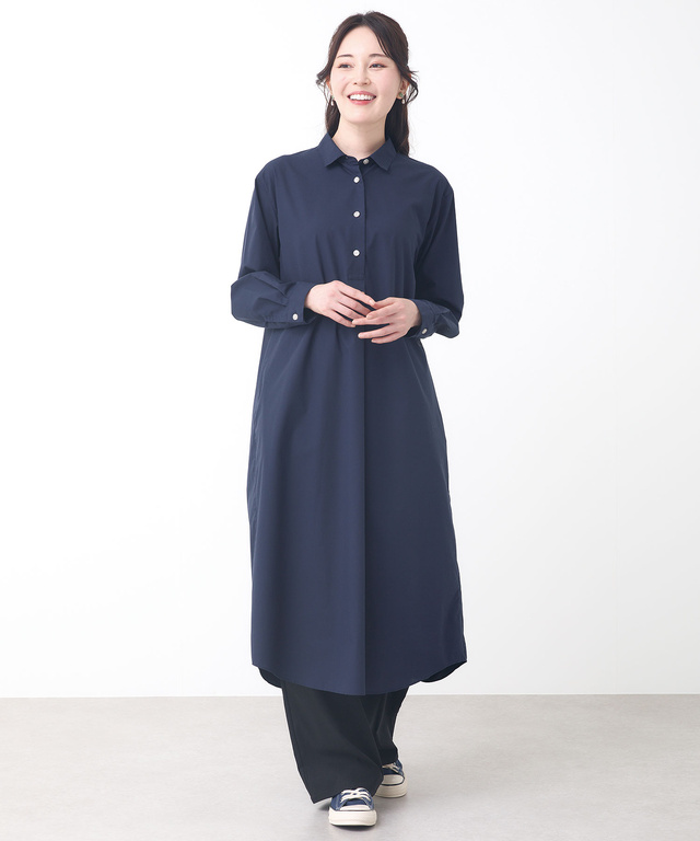 プルオーバー ワンピース【シワになりにくい】