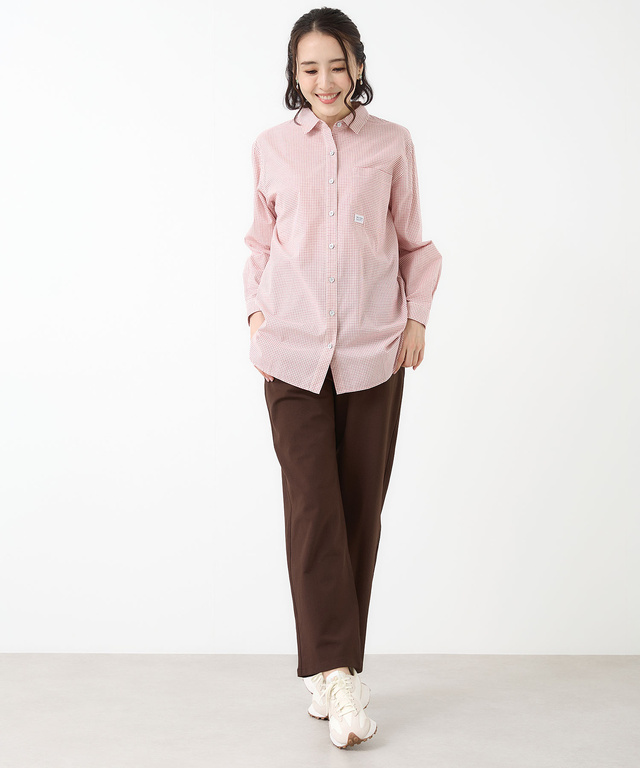 スノーコットン シャツ チュニック【接触冷感】