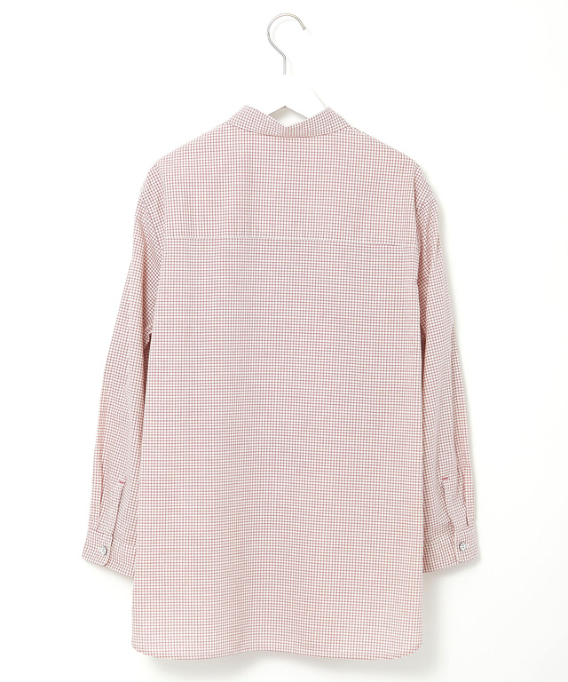 スノーコットン シャツ チュニック【接触冷感】