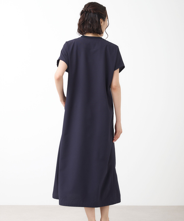 バンドカラー プルオーバー チュニック