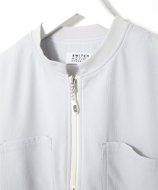 バンドカラー プルオーバー チュニック