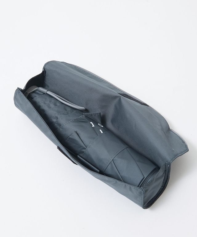 ロゴプリント 晴雨兼用 折りたたみ傘